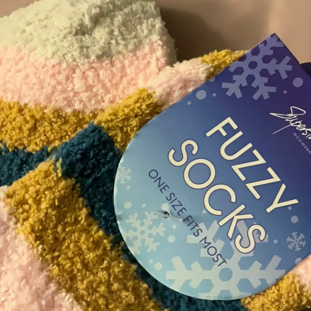 Soft fuzzy socks